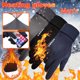thumbnail image 1 of Fiudx Guantes de Invierno para Hombre, Diseño Cálido para Pantalla Táctil, Resistentes Al Viento y Térmicos, Forro de Terciopelo Cómodo, Perfectos para Deportes Al Aire Libre, Correr, Ciclismo, Regal, 1 of 2