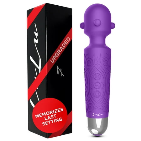 LuLu 7 Powerful Handheld Electric Back Massager for Women - Strong Personal Magic Massage for Sports Recovery, Muscle Aches, & Body Pain - 20 Patterns & 5 Speeds - Purple LuLu 7 Powerful Handheld Electric Back Massager for Women - Strong Personal Magic Massage for Sports Recovery, Muscle Aches, & Body Pain - 20 Patterns & 5 Speeds - Purple