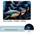 thumbnail image 2 of Shark Non-Slip Polyester Chair Mat Floor Carpet Door Mat - Machine Washable, 2 of 6
