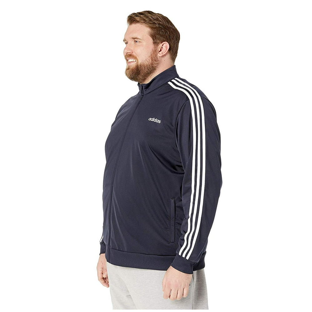 Adidas adidas Big & Tall Essentials 3Stripe Tricot Track Jacket