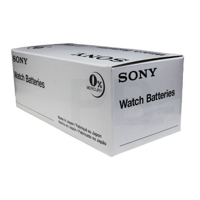 Sony 337 (SR416SW) 1.55V Silver Oxide 0%Hg Mercury Free Watch Battery (100 Batteries)