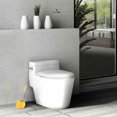 thumbnail image 3 of PISE Freestanding Yellow Toilet Brush and Holder Set, 3 of 5