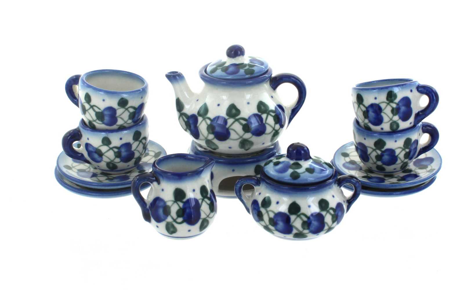Blue Rose Polish Pottery Violets 