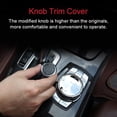thumbnail image 3 of Trim Multi-Media Knob Trim Cover Central Control Switch Button Decorative Cap Replacement for F10 F30 3-Series 5-Series X3 X5, 3 of 7