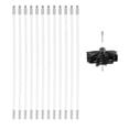 thumbnail image 3 of 14Pcs Chimney Cleaner Brush Clean Sweep System Fireplace Kit Rod Tool Set Home Kichen Cleaning Brus, 3 of 5