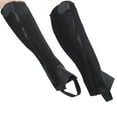 thumbnail image 3 of YOUTHINK 2pcs Half Chap Black Flexible Mesh Equestrian Half Chap for Children Horse Riding Protection,Kids Half Chap,Faux Leather Half Chap, 3 of 8