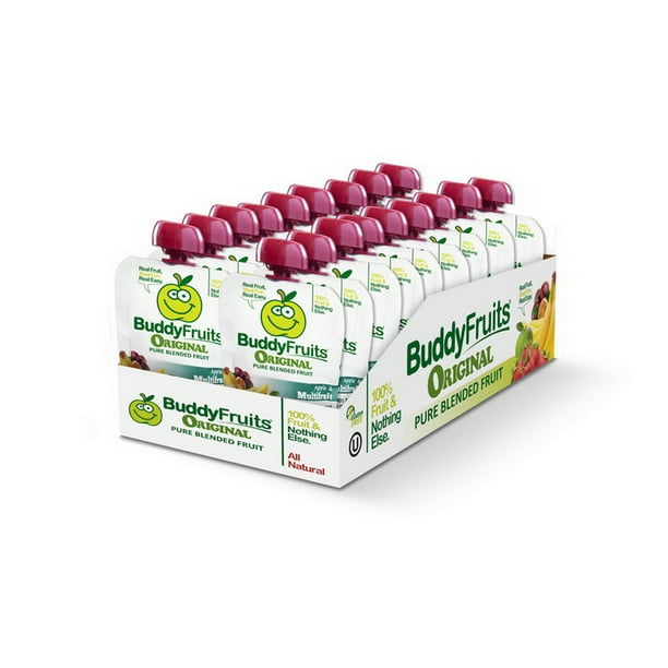 (Price/Case)Buddy Fruits Pure Blended MultiFruit Snack 3.2 Ounce Pack