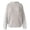 Beige, variant on LOVZFMLL Women's Sweaters, Acrylic Crew Neck Ribbed Pullover Solid Color Casual Front Pocket Loose Long Sleeve Tops Warm Fall Winter Clothes