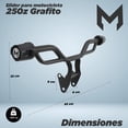 thumbnail image 3 of Protector De Slider para moto Mach 250Z Negro, 3 of 6
