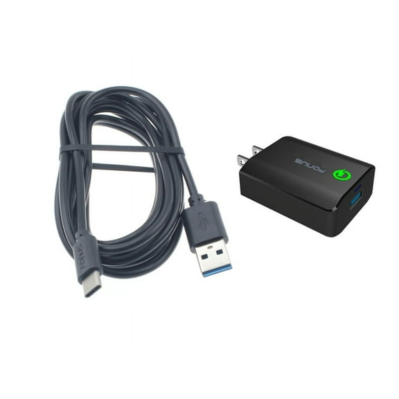 Home Charger for Samsung Galaxy A50/A20/A10e - 18W Fast 6ft USB Cable Type-C Turbo Charge Travel Wall Power X2J