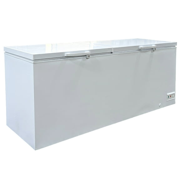 27 Cu.Ft. Chest Freezer 91 in. with Two Solid Open Doors, NSF Certified