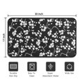 thumbnail image 5 of Pioneer Flower Floral Print Pattern Door Rugs,Washable Non Slip Door Mats Indoor,Decorative Door Mats,Entry Mat Indoor for Entrance,Bedroom,Kitchen,Bathroom,30"x17", 5 of 6