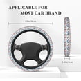 thumbnail image 2 of Kdxio Sport Items Print Elastic Stretch Steering Wheel Cover,Auto Steering Wheel Cover,15 Inch Anti-Slip,Warm in Winter and Cool in Summer,Fit Suvs,Vans Cars,Trucks, 2 of 5