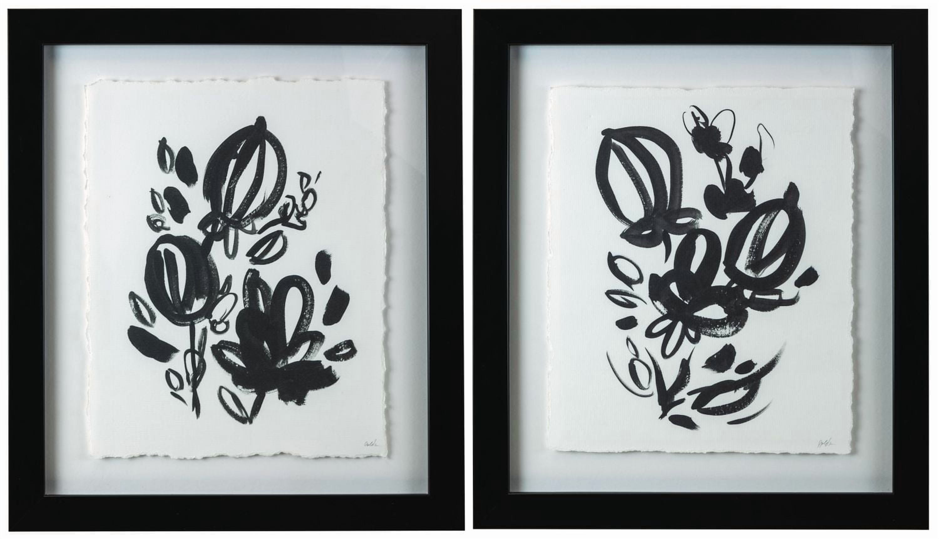 kieragrace Providence Kemp Wall Art – Set of 2, Blossoms, 12-Inch by 14-Inch