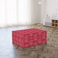 thumbnail image 3 of Oriental Foldable Mattress, Peaceful Lotus Art, 74.8" x 35.4", Magenta Sand Brown, by Ambesonne, 3 of 6