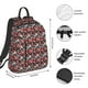thumbnail image 2 of Fotbe Graffiti Valentine Day Mochila Ligera para Hombres y Mujeres - Duradera y Resistente al Agua, Ideal para Escuela, Trabajo, Viajes y Uso Diario, 2 of 7