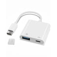 thumbnail image 1 of Adaptador de cámara USB C a USB con puerto de carga YOFEEPOP, 1 of 7