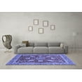 thumbnail image 3 of Ahgly Company Indoor Rectangle Abstract Blue Modern Area Rugs, 2' x 3', 3 of 4