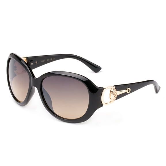 Designer Inspired Fashion Large Frame Sunglasses with UV Protection for Women