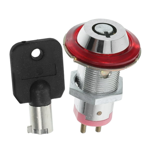 FRCOLOR 1 Set Of Tubular Lock and Key for Vending Machine Soda Vendor Lock Vending Machine Replacements Lock Keyed Soda Stall Lock Metal Vending Machine Lock