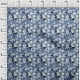 thumbnail image 3 of oneOone Polyester Spandex Blue Fabric Asian Chinese Floral Fabric For Sewing Printed Craft Fabric By The Yard 56 Inch Wide, 3 of 4