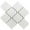 Dolomite, variant on The Tile Life Stately Arabesque Calacatta Polished Porcelain Mosaic Floor & Wall Tile, 11 x 12 in, 6-Piece