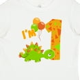 thumbnail image 4 of Inktastic Happy Dinosaur First Birthday-green Boys or Girls Baby T-Shirt, 4 of 5