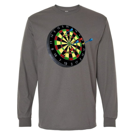 Inktastic Dart Board Long Sleeve T-Shirt