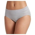 thumbnail image 2 of Jockey Women 3-Pack Seamfree Hi Cut Stretch Panty 1231016 Grey/White/Pink 6, 2 of 4
