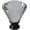 Black / Clear, variant on Urbanest Crystal Diana Lamp Finial – 2 Inch Tall, Black Base– Decorative Lamp Shade Finial for Table & Floor Lamps- 2 Pieces