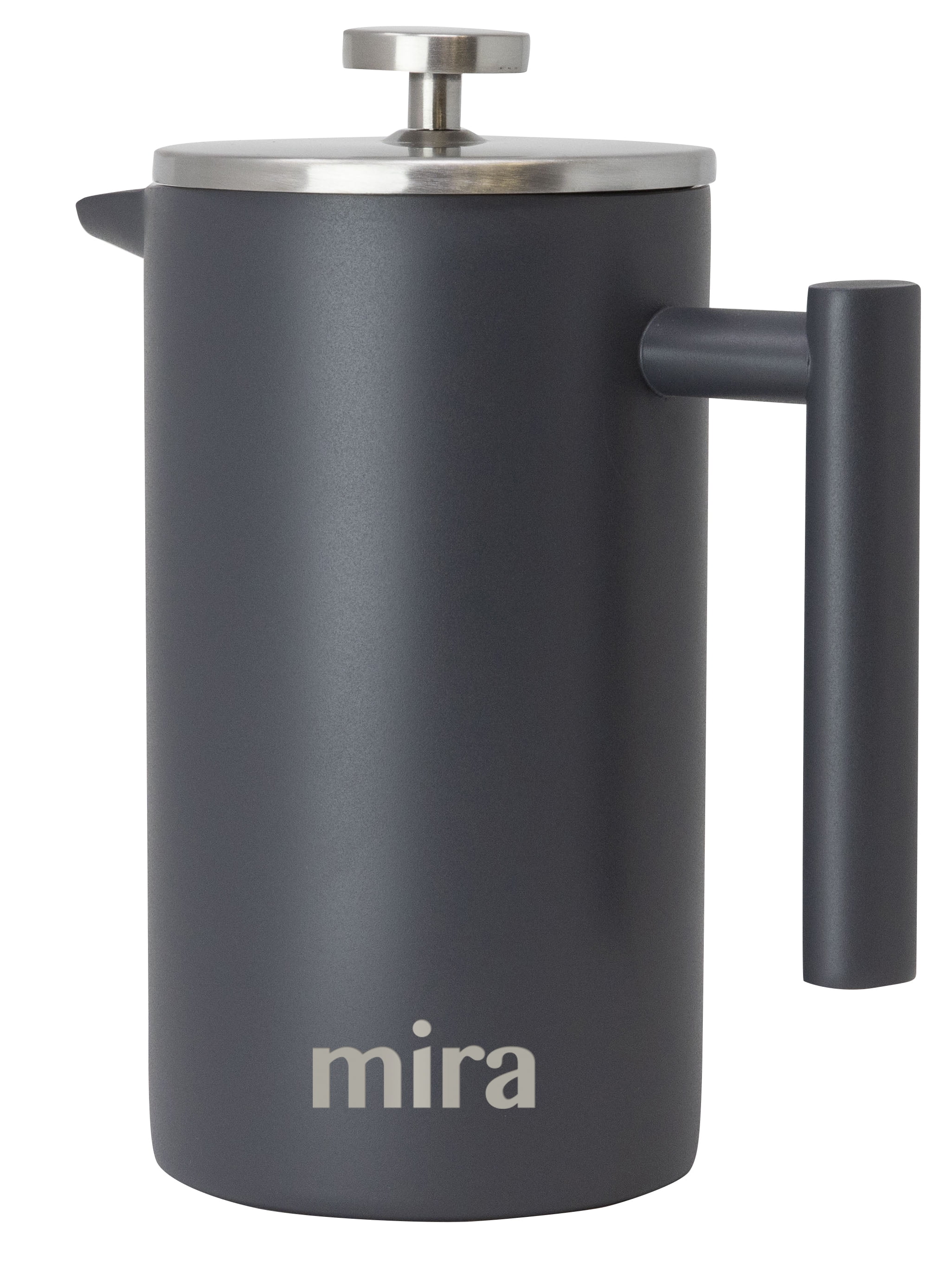 MIRA 34 oz Stainless Steel French Press Coffee Maker with 3 Extra