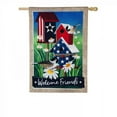 thumbnail image 2 of Patriotic Birdhouses Flag 2 Sided Welcome Friends, 2 of 2