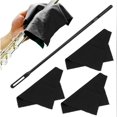 thumbnail image 3 of Flute Cleaning Rod Wind Music Cleaning Tool Cleaning Cloth Set Flute Probe Cleaning Rod+Cloth Rod Length 345mm, 3 of 5