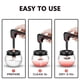 thumbnail image 3 of Limpiador de brochas de maquillaje recargable por USB - Negro Xemadio FLD-4131, 3 of 7