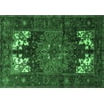 thumbnail image 1 of Ahgly Company Indoor Rectangle Persian Emerald Green Traditional Area Rugs, 7' x 9', 1 of 4