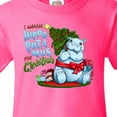 thumbnail image 4 of Inktastic I Wanna Hippopotamus for Christmas Cute Hippo Youth T-Shirt, 4 of 5