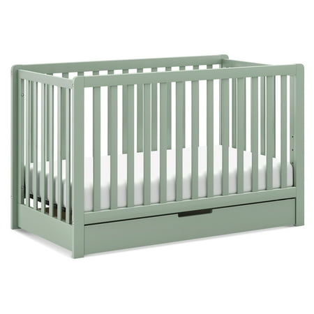 Carter's By DaVinci Colby 4-in-1 Convertible Crib w/ Trundle Drawer in Light Sage