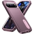 thumbnail image 1 of MISSUNNY for Google Pixel 9 Case/Pixel 9 Pro Case for Google Pixel 9 Phone Case with Built in Kickstand, Military Grade Protection Cover for Google Pixel 9/Pixel 9 Pro (Night Purple/Baby Pink), 1 of 4