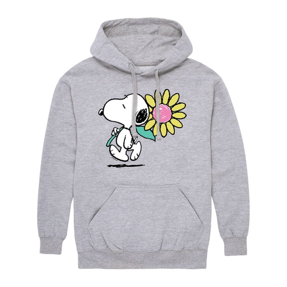 Peanuts - Snoopy With Daisy-Men's Pullover Hoodie