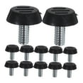 thumbnail image 6 of HEMOTON  16 Pcs Furniture Levelers Adjustable Bed Support Legs Black, 6 of 7