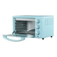 Galanz 0.9 Cu. ft. Retro Bebop Blue Convection Toaster Oven