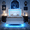White, variant on 4 Ever Winner Twin Floating Bed Frame, LED Upholstered Platform with Diamond Tufted Headboard, White