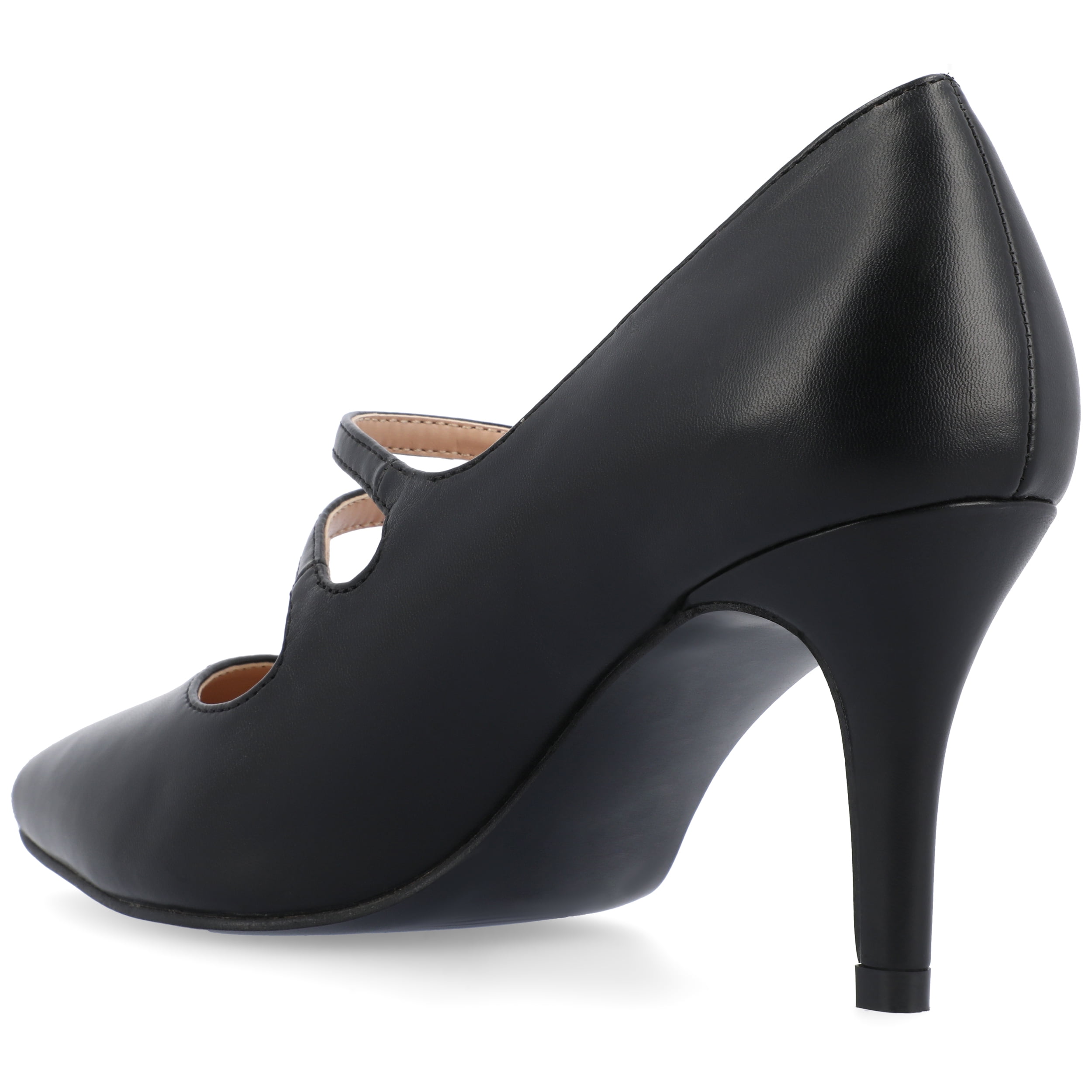 Journee Womens Sidney Narrow Width Pointed Toe Mid Heel Pumps