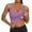 #2_Purple, variant on Basic Tanks for Womens Athletic Tee Shirts With Shelf Bra Spaghetti Strap Tops Solid Color Blouse Scoop Neck Camisole Summer Gym Workout Hiking Clothes Garment