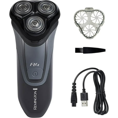 REMINGTON R4 Style Series Rotary Electric Shaver for Men, Cordless, Rechargeable, Graphite Blades