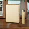 thumbnail image 5 of Yannianjz under $5 Cigarette Lighter Pack, Cigarette Case with Lighter, Portable Humidity Proof Container, 20 Cigarette Capacity, Metal Cigarette Box, Travel Cigarette Case, Stylish Cigarette Holder, 5 of 6