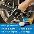 thumbnail image 2 of Stiff Hand Scrub Brush Tire Brush Heavy Duty Outdoor Boat Scrub Brush Handled Wheel and Tire Cleaning Brush Carpet Brush Scrubber All Purpose Cleaning (Short Handle), 2 of 7