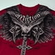 thumbnail image 2 of Camiseta con estampado de calavera para hombre, ropa gótica Y2K, camiseta de gran tamaño con cuello redondo Harajuku, camisetas de manga corta, ropa de calle, 2 of 4