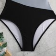 thumbnail image 6 of Uaswgudfs Womens One-Shoulder Swimsuit with Diagonal Strap & Color-Blocked Design - Quick-Dry Swimwear for Active Beach/Pool Days Gray 2XL, 6 of 7