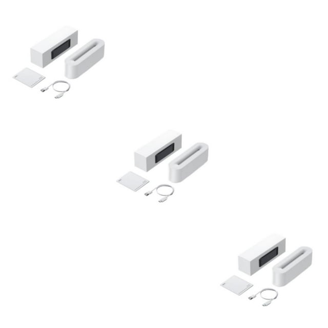 relayinert for Ultra-Quiet Flame Lamp Diffuser For Aromatherapy Fireplace Shape Flame Lamp rounded white 3Set